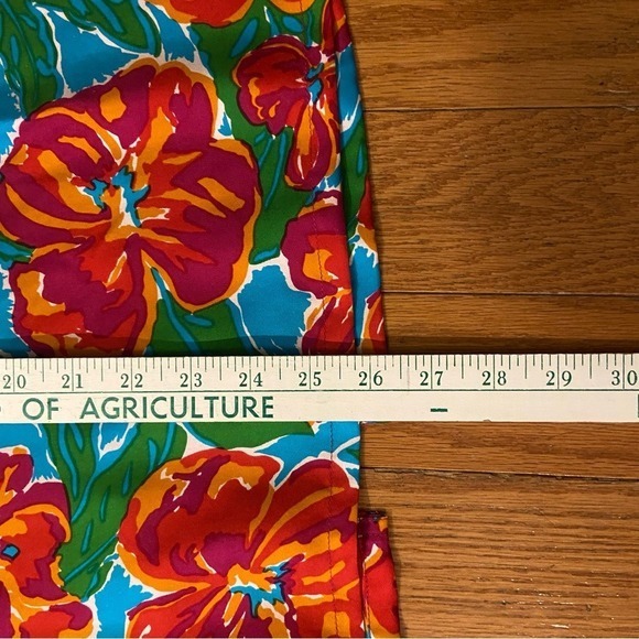 Vintage 80s Lord & Taylor Silk Floral Set Cropped Jacket Resort M/L - Picture 10 of 16